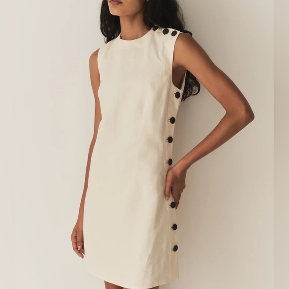 DOEN Coralie Dress Magnolia size 2 | New with tags - Picture 2 of 8